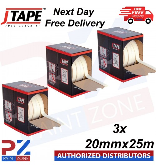 3 X J TAPE 1012.2025 NO EDGE BLENDING TAPE PLUS 20MMX25M - JTAPE REPAIR MASKING